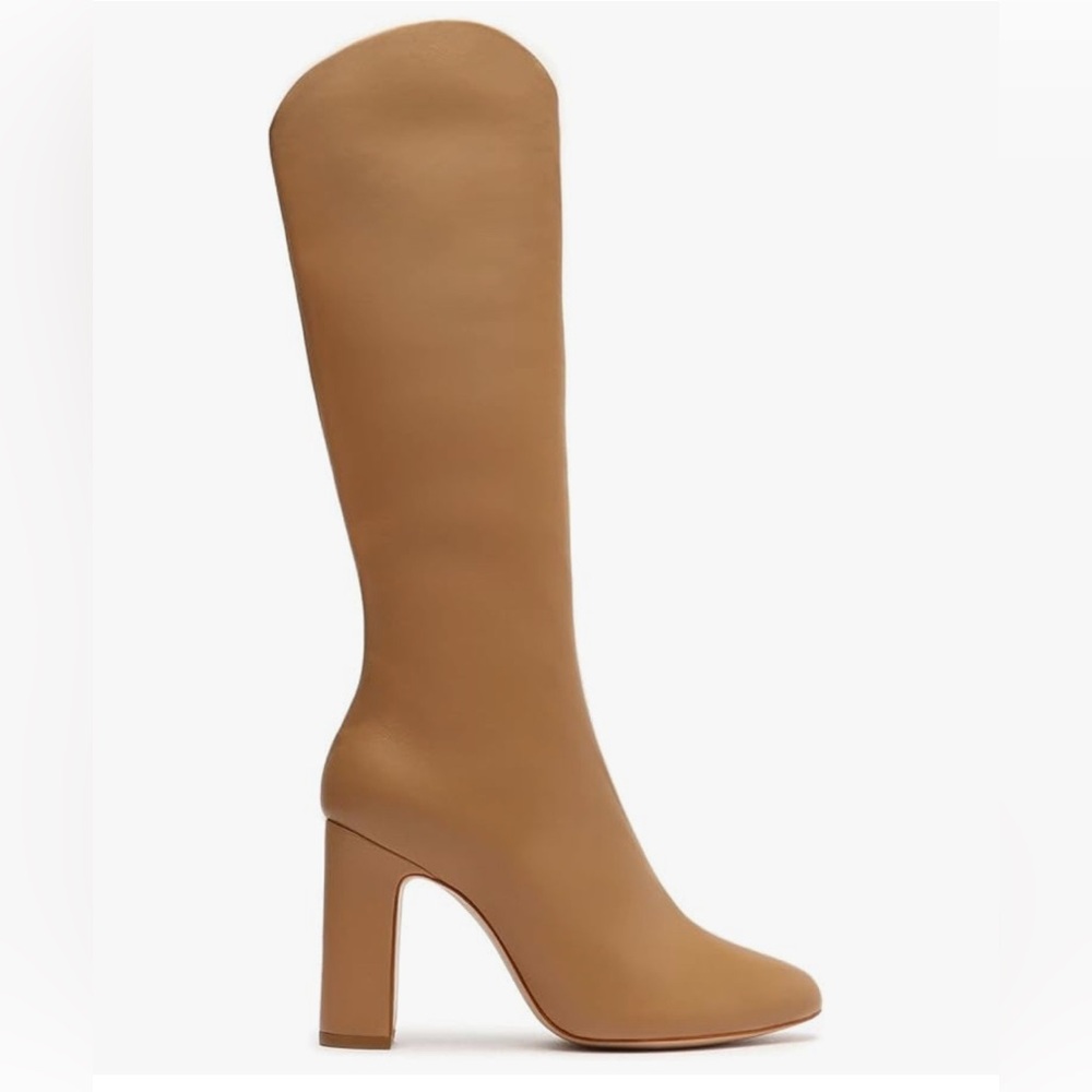 New SCHUTZ Women Gabrielle Up Boots, Honeycomb, Tan Size 11 - Picture 1 of 11